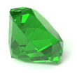 Emerald gemstone isolated Emerald gemstone isolated