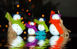 Famille bonhomme de neige
