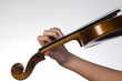Fingering violinist