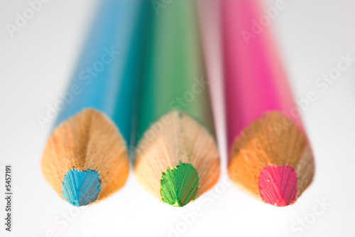 Photo: A photo of colorful drawing pencils A photo of colorful drawing pencils