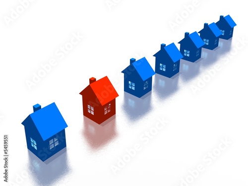 Illustration: different house (3d high resolution image) different house (3d high resolution image)