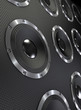 Bass speakers background