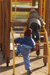 Two children in a playground
