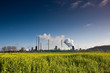 A steel complex at the river Rhine in Duisburg