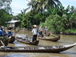 Barque sur le Mekong Marché flottant Cai Rang