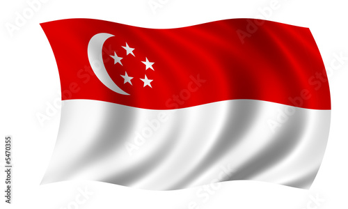Illustration: singapur fahne singapore flag singapur fahne singapore flag
