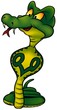 Snake Cobra - Highly detailed cartoon illustration