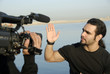 Presenter Explaining Convincingly With Hand Gestures