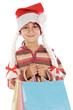 a Little Santa a over white background a Little Santa a over white background
