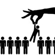 Vector: Symbol Person Choice Silhouettes Symbol Person Choice Silhouettes