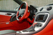 a  passenger compartment and a car dashboard