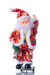 Isolated toy of Santa Claus