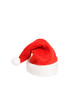 Santa small red hat isolated on white background