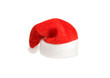 Santa small red hat isolated on white background