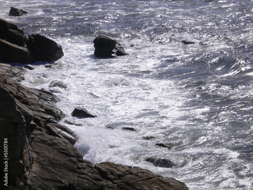 Photo: Côte sauvage et océan, Bretagne Côte sauvage et océan, Bretagne