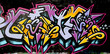 grafitti tag yellow and purple grafitti tag yellow and purple
