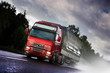 truck driving on country-road