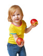 girl with apple girl with apple