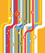 Stylish colored retro background