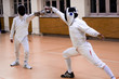 Duel d'escrime