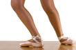 Caught movements of ballet Workout; Keeping balance Caught movements of ballet Workout; Keeping balance