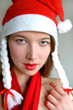 Beautiful Christmas girl 