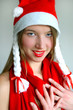 Smile Christmas girl