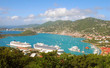 Aerial view of St Thomas, USVI