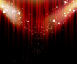 Movie or theatre curtain