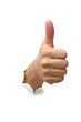 Hand success sign
