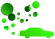 green car and vapors