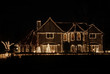 Impressive home decorated for Christmas, Los Altos, California