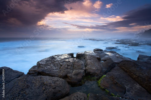 Foto: Early morning on Pacific Ocean, East Coast of Australia Early morning on Pacific Ocean, East Coast of Australia