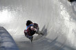 Boblseigh in Sigulda, Latvia, Europe - very popular winter sport