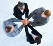 Handshake and teamwork