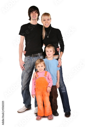 Photo: young family together young family together