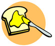 toast with butter