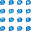 bubble household appliances icons bubble household appliances icons