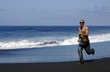 coureur sur la plage 1