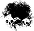 Vector fear grunge illustration