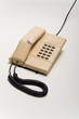 Dirty telephone with paint stains
