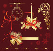 Illustration: Christmas and New-Year's decorations Christmas and New-Year's decorations