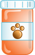 Illustration of a pet prescription icon Illustration of a pet prescription icon