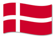 dänemark fahne schatten