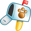 Illustration of a vet mailbox icon Illustration of a vet mailbox icon
