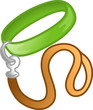 Illustration of a pet collar icon