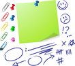 Note autocollante