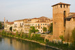 Verona, northern Italy. View of city and river 