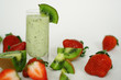 Kiwi and strawberry smoothie