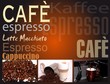 canvas print picture - Cafe Espresso Schild